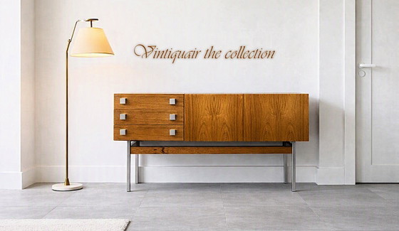 Alfred Hendrickx for Belform ( 1950 ) - Management/Boardroom Sideboard – Sideboard cabinet, Wood (photo 12 of 12)