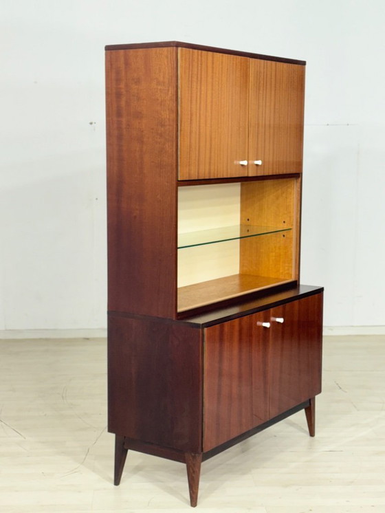 Image 1 of Vetrina vintage, credenza, mobile da soggiorno, stile moderno di metà secolo