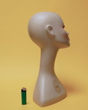 Tête de mannequin vintage, Christian Dior, France des années 1970