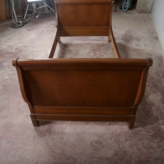 Letto a slitta vintage autoportante – Letti da giorno, Legno, Mid Century Modern (photo 7 of 9)