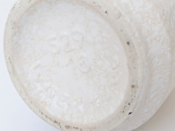 Image 1 of Sculptural Midcentury West German Pottery Vase by Scheurich, Geometric Design, Model 529/18, 1960s