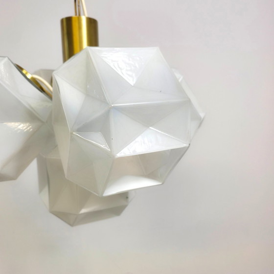 Image 1 of Oggetti lampada scultorea geometrica Murano anni '70 space age