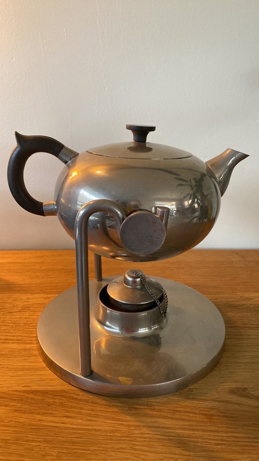 Vintage tuimeltheepot kantelbare thee pot jaren 50 