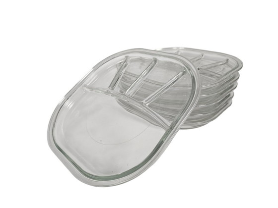 Image 1 of Italora Italia - Piatti per fonduta (6) – Joe Colombo – modello Arno - anni '60