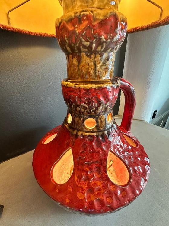 Image 1 of Ceramic Fat Lava floor lamp West Germany