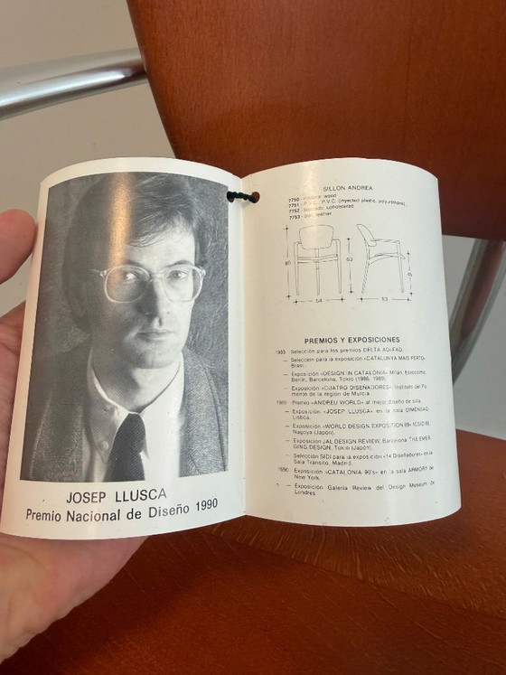 Image 1 of Set aus 4 "Andrea"-Stühlen von Josep Lluscà für Andreu World (1986)