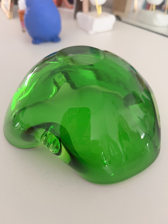 Image 1 of Bol/cendrier en verre de style Murano