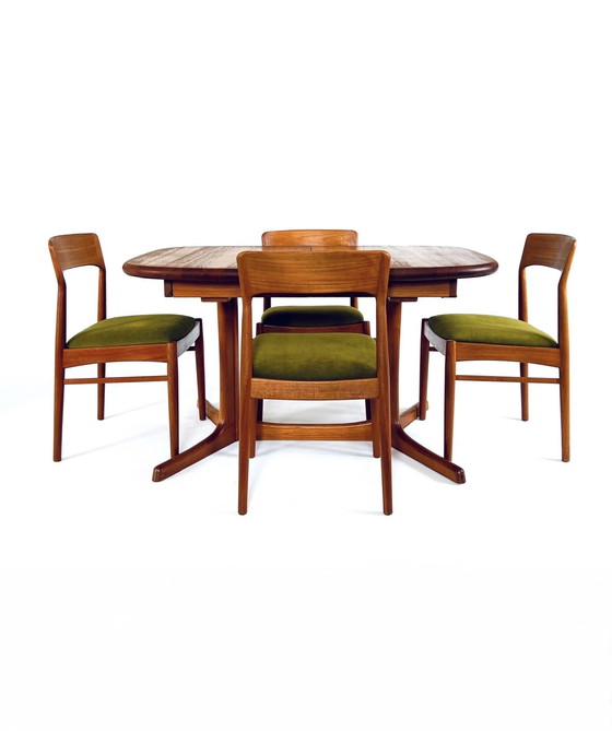 Image 1 of Table de salle à manger extensible en teck, Dyrlund '70s