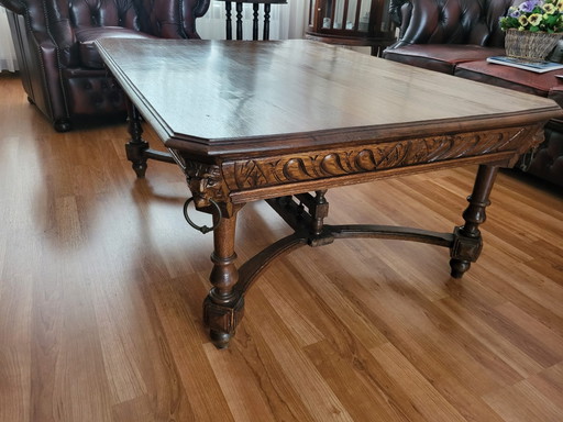 Louis XIV Salontafel – Metal, Wood
