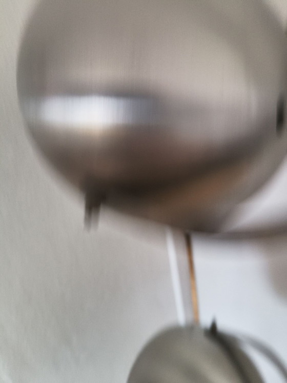 Lampadaire Vintage Space Age Eyeball – Années 70 (2 lumières) – Aluminium, Métal (photo 6 of 12)