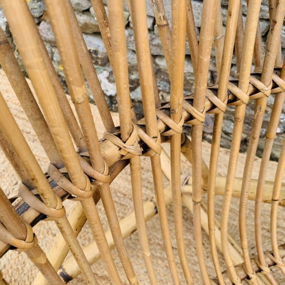 Image 1 of Coppia di sedie a dondolo in rattan di rohe noordwolde