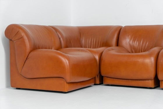 Modular Sofa by Doimo Salotti (Italy, 1970s). – Leather, Vintage (photo 12 of 24)