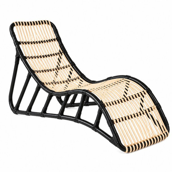 Limited Edition IKEA NIPPRIG rotan ligstoel | 2015 | Nike Karlsson-collectie – Chaises longue, Rattan (photo 5 of 6)