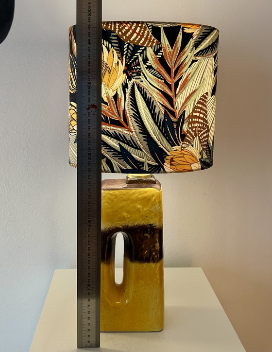 Image 1 of Space-saving sideboard lamp upcycled from a vintage vase