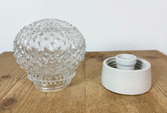 Lampada da soffitto vintage in porcellana bianca, anni '70 – Plafoniere, Porcelain (photo 6 of 12)