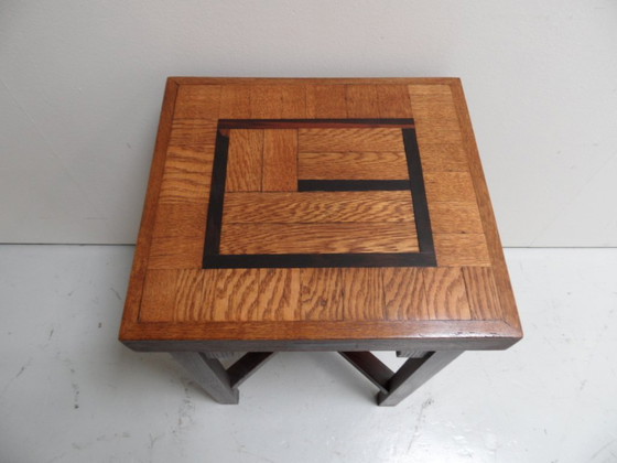 Amsterdam School Oak Side Table – Wood (photo 2 of 10)