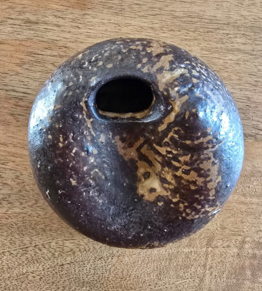 JAAN MOBACH Vase aus Kieselstein. VINTAGE, 1960ER JAHRE