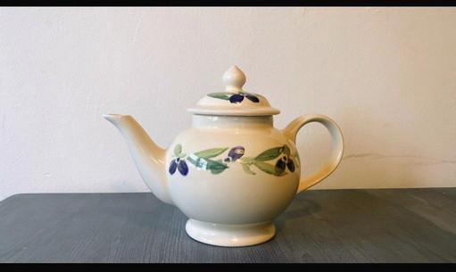 🫒 Rare Olives Emma Bridgewater Teapot 1990 🫒 – servies, Ceramic