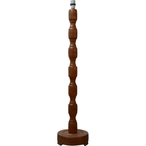 Vintage grenen vloerlamp, Zweden 1970