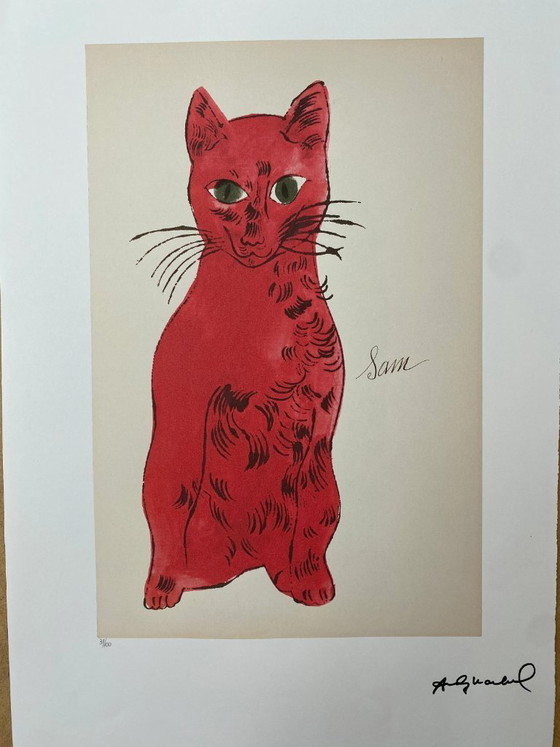 Image 1 of Después de Andy Warhol, Sam, década de 1980, litografía