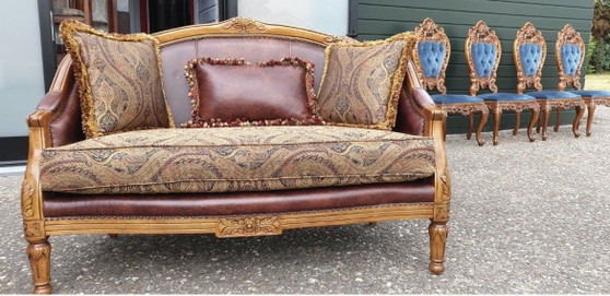 Klassiek Noten Bank – Banken, Leather, Textile (photo 2 of 5)