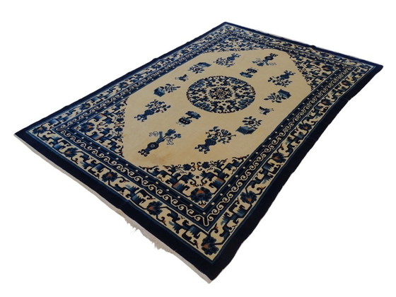 Image 1 of Antieke Pao Tao (Baotou) - 274 x 180 cm - Wol op katoen - Handgeknoopt in China, circa 1930