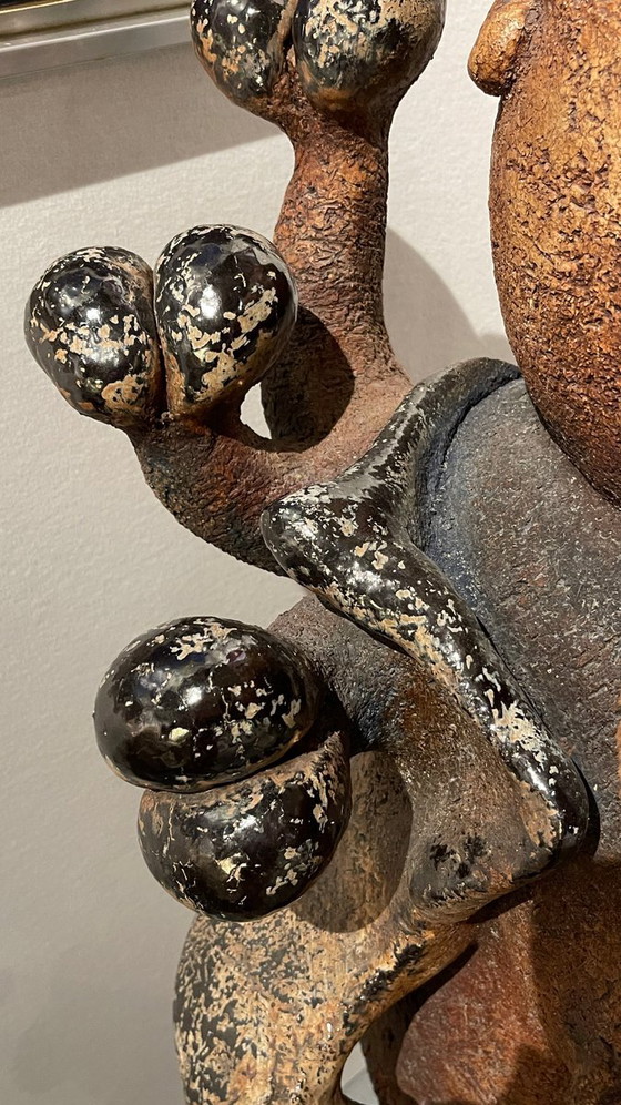 Yves Rhaye, Sculptures anthropomorphes en céramique émaillée, années 1970, Céramique émaillée – Ceramic (photo 12 of 19)