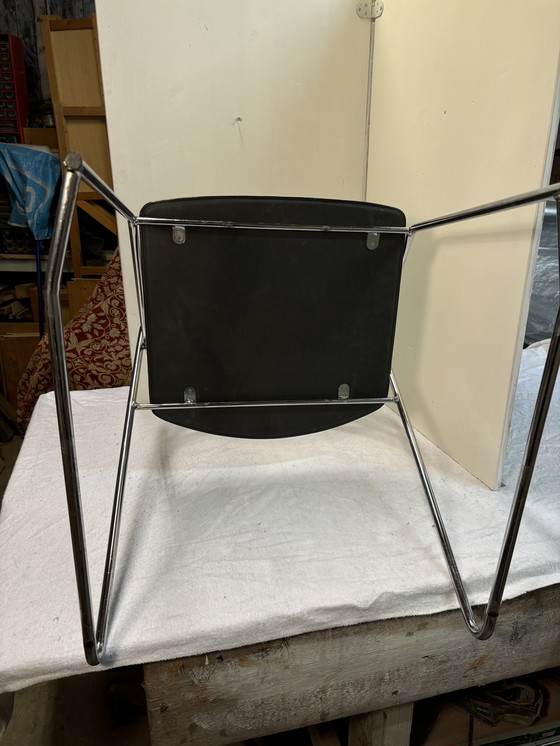 Image 1 of Vintage Italiaans design draadstaal stoelen 