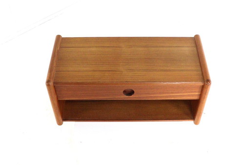 Kai Kristiansen voor Vildbjerg mobelfabrik floating wandkast vintage Deens