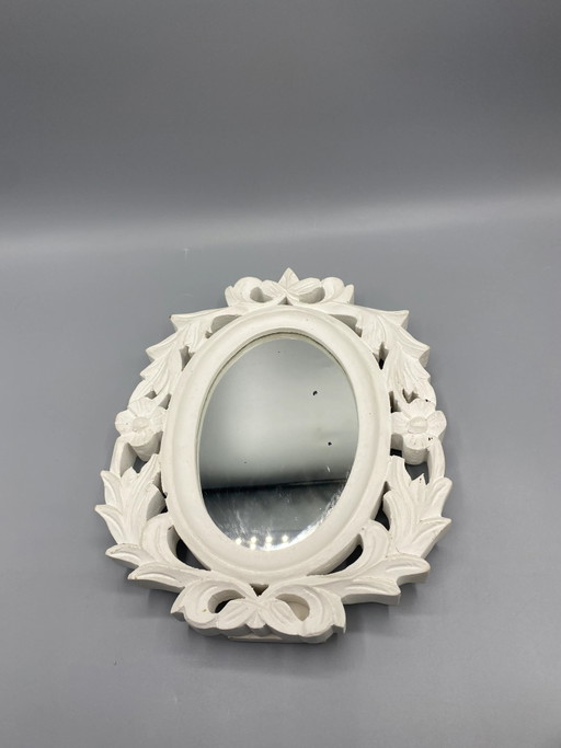 Specchio da tavolo Jardin d'Ulysse con design floreale traforato