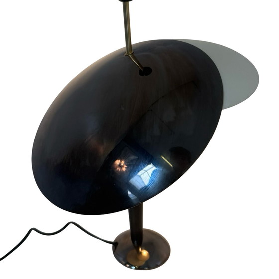Image 1 of Herda - Memphis stijl / Postmodern ontwerp - Schijvenlamp - B-1352 - Nederlands ontwerp, gemerkt - Gunmetal Gray