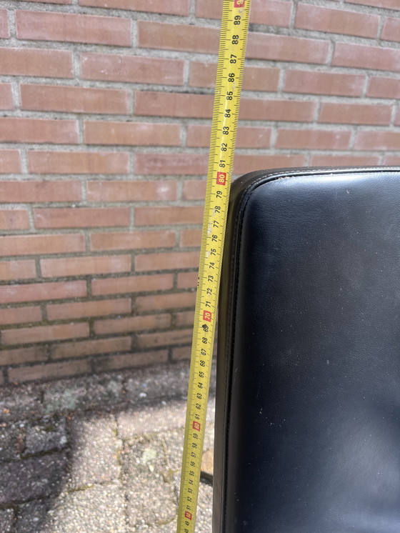 Image 1 of 4x tonon eetkamer stoel leer