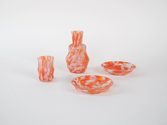 Image 1 of Set of Artistic Glass Items, Italian Design, 1970s, Production: Italy