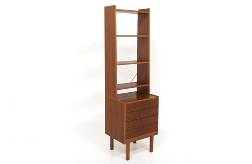 Scandinavian teak bookcase, Sweden, 1960