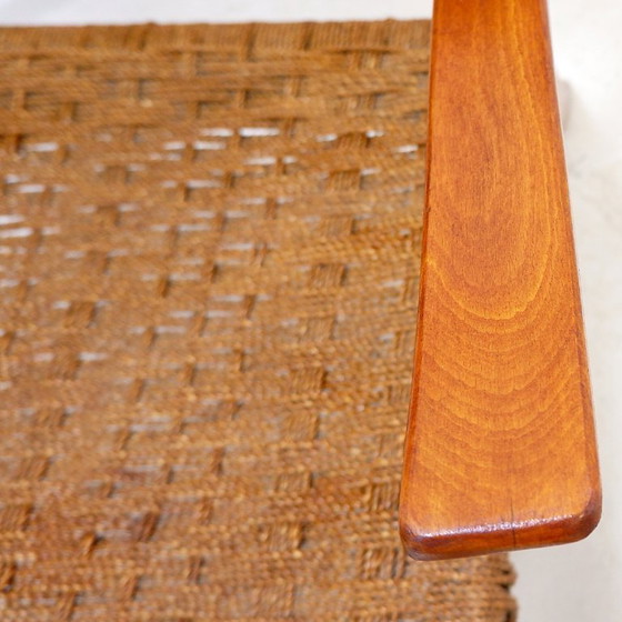 Image 1 of Coppia di poltrone in corda e legno - anni '60