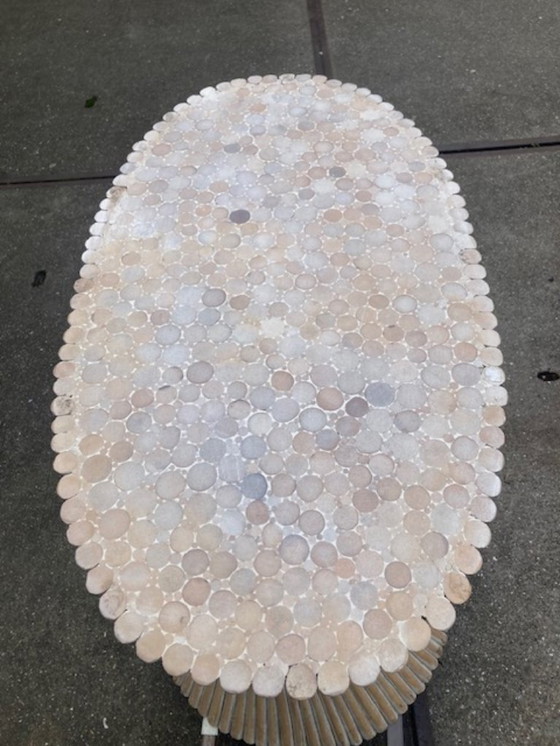 Image 1 of Tavolo da pranzo ovale in bambù McGuire, 1970