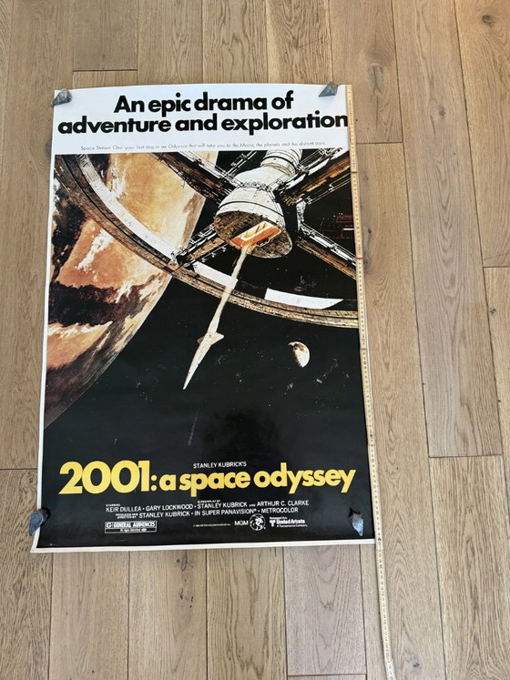 Image 1 of Amerikaanse bewerking jaren 80 2001 Space Odyssey Kubrick poster Memphis Loft industrieel
