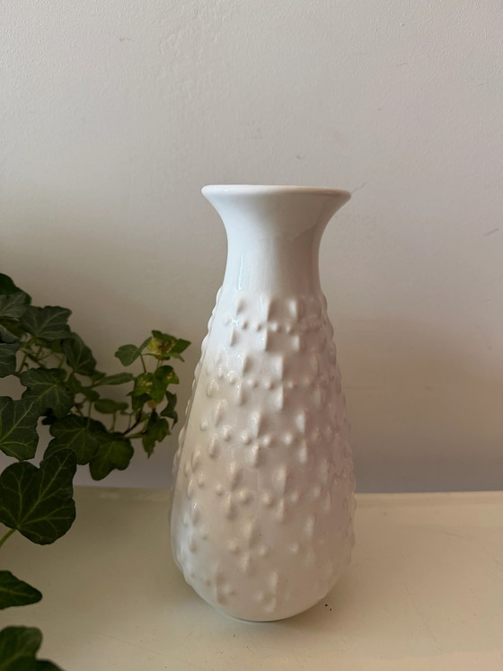 Jarrón blanco West Germany años 70 – Jarrones, Ceramic (photo 7 of 8)