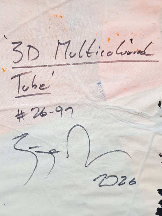 Jürgen Angeler - Tubo multicolore 3D – Dipinti e disegni, Canvas, Abstract (photo 9 of 20)