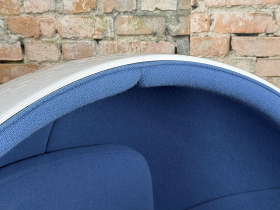 Eero Aarnio Originals Ball Chair – Blue | Eero Aarnio – Armchairs, Other, Textile, Vintage (photo 16 of 16)