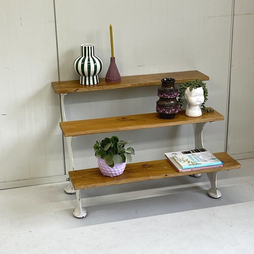 Table d'appoint ancienne Parnall & Sons bench step etagere