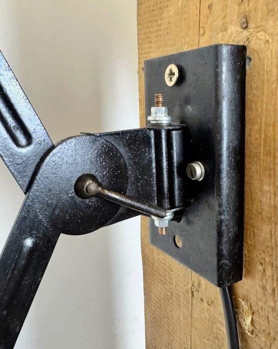 Image 1 of Industriële Midcentury Schaar Wandlamp, Jaren 50