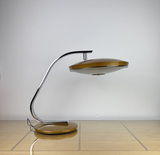 Brutalist Fase 520C Table Lamp by Luis Pérez de la Oliva 1960s-1970s, Spain, Mid-Century, Space Age, Industrial Design