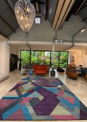 Brink and Campman Teppich Ted Baker Mosaik helllila 250 x 350