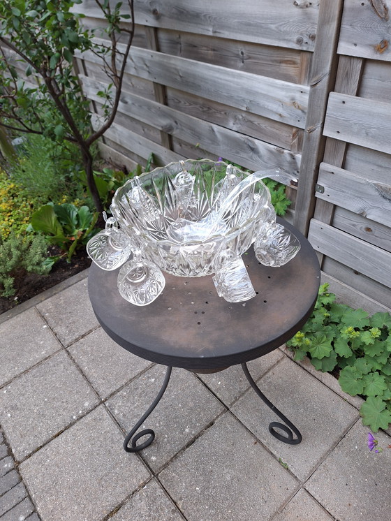 Image 1 of Glass punch set from Brockway. From 1970s/80s.