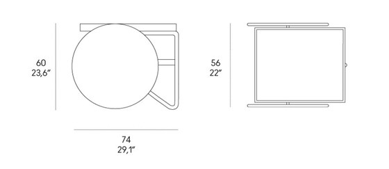 Image 1 of Oak Chariot Cart / HORM