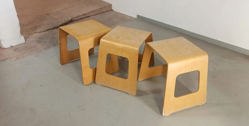 3 x sgabelli Lisa Norinder per IKEA Benjamin