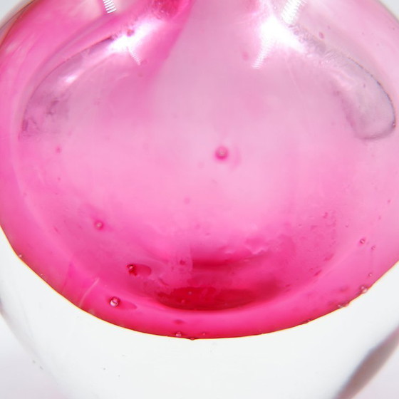 Image 1 of Flacon de parfum "Sommerso" en verre rose et transparent