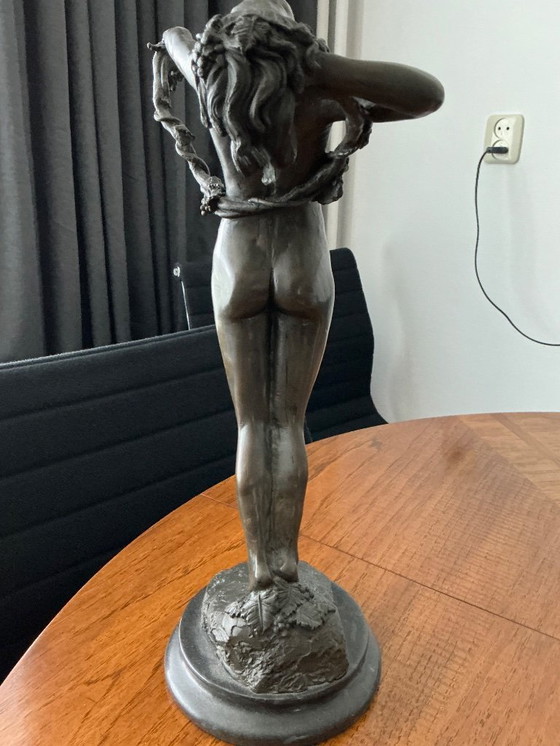 Image 1 of Beautiful bronze statue by Freymout "exceptionally beautiful" ART NUVEAU 1920