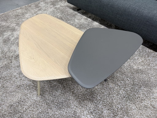 Table basse Leolux Tilio en chêne gris